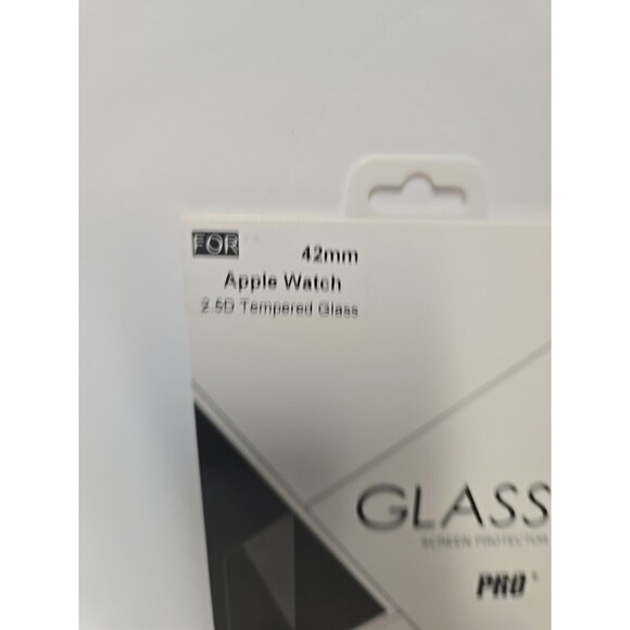 2 Packs For Apple Watch 42 mm Screen Protector Tempered Glass 9 Hardness - Picture 2 of 5